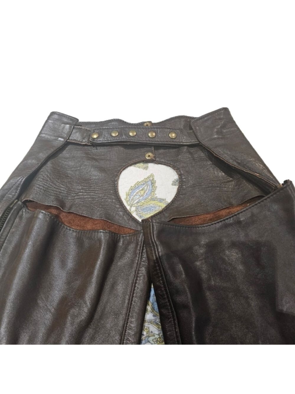 Leather Riding Chaps Custom - Picture 5 of 8